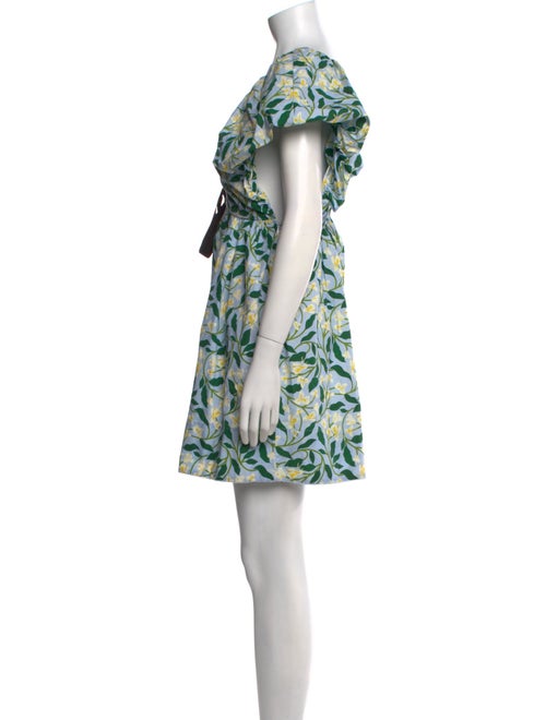 Agua Bendita Printed Mini Dress