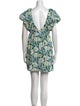 Agua Bendita Printed Mini Dress