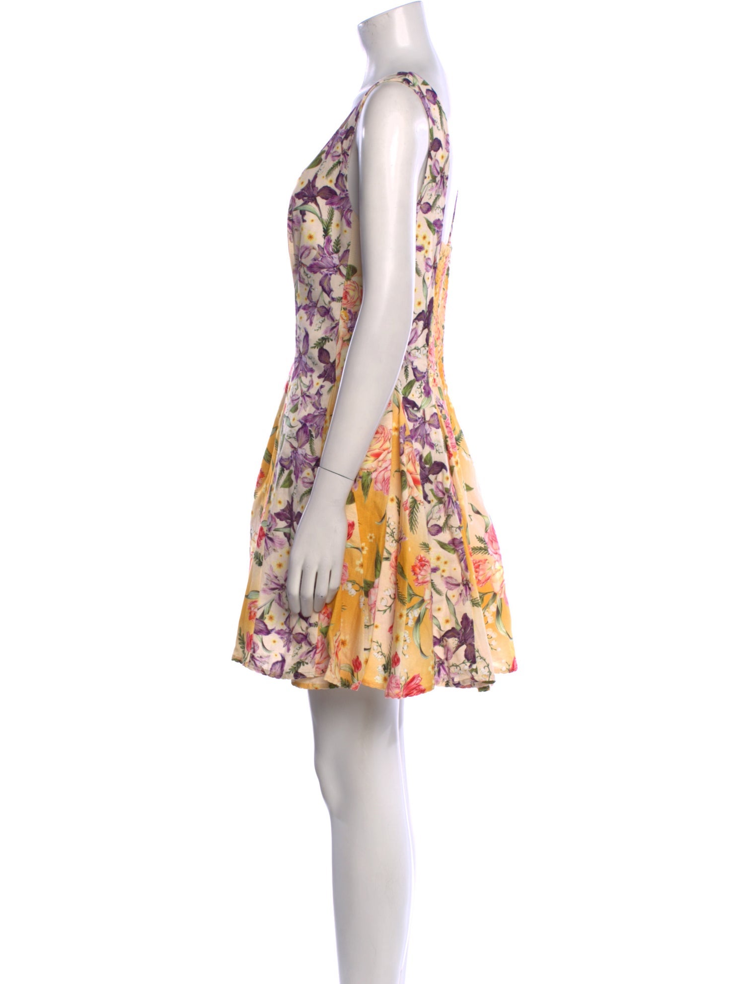 Agua Bendita Floral Print Mini Dress w/ Tags