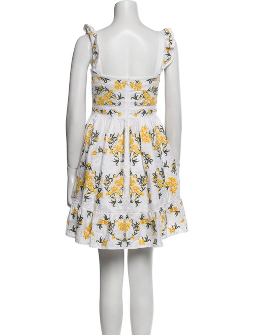 Agua Bendita Linen Mini Dress