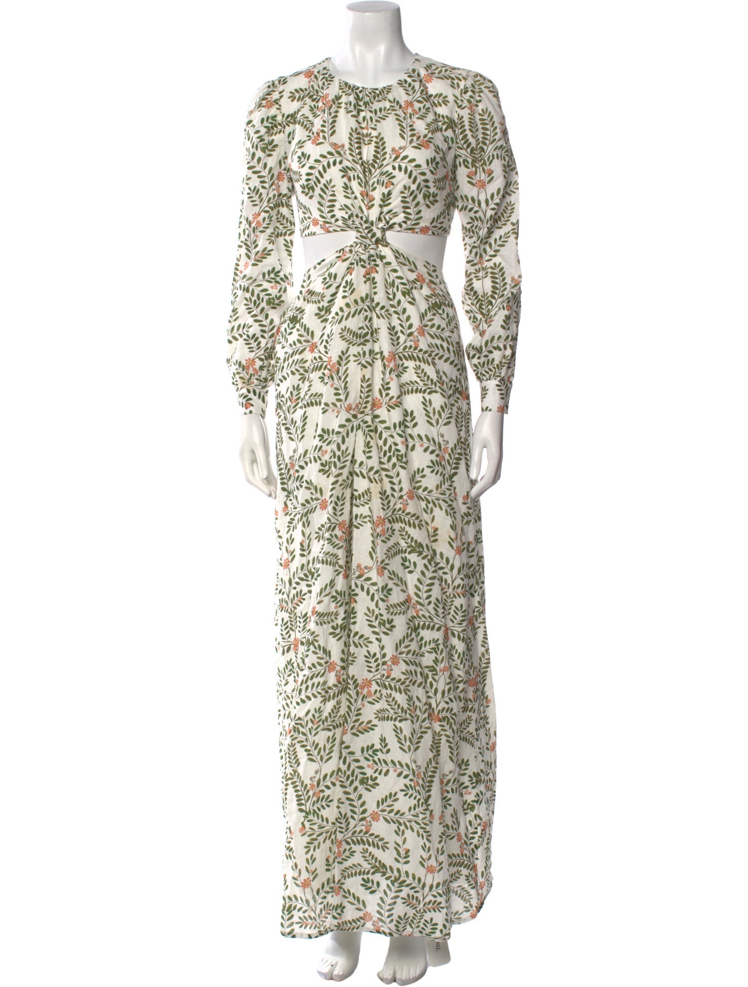 Agua Bendita Linen Long Dress