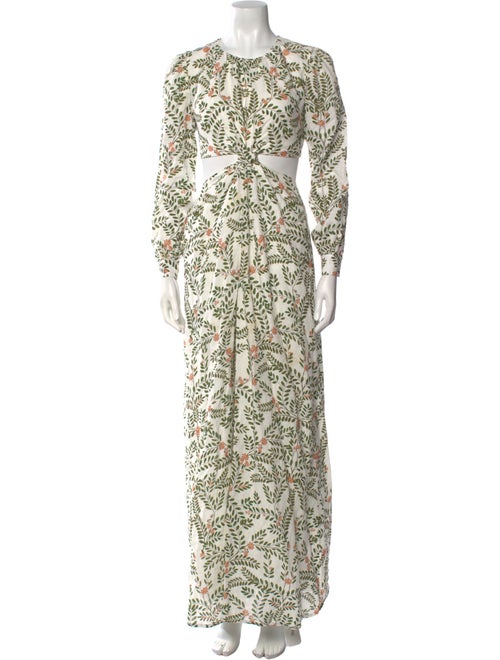 Agua Bendita Linen Long Dress