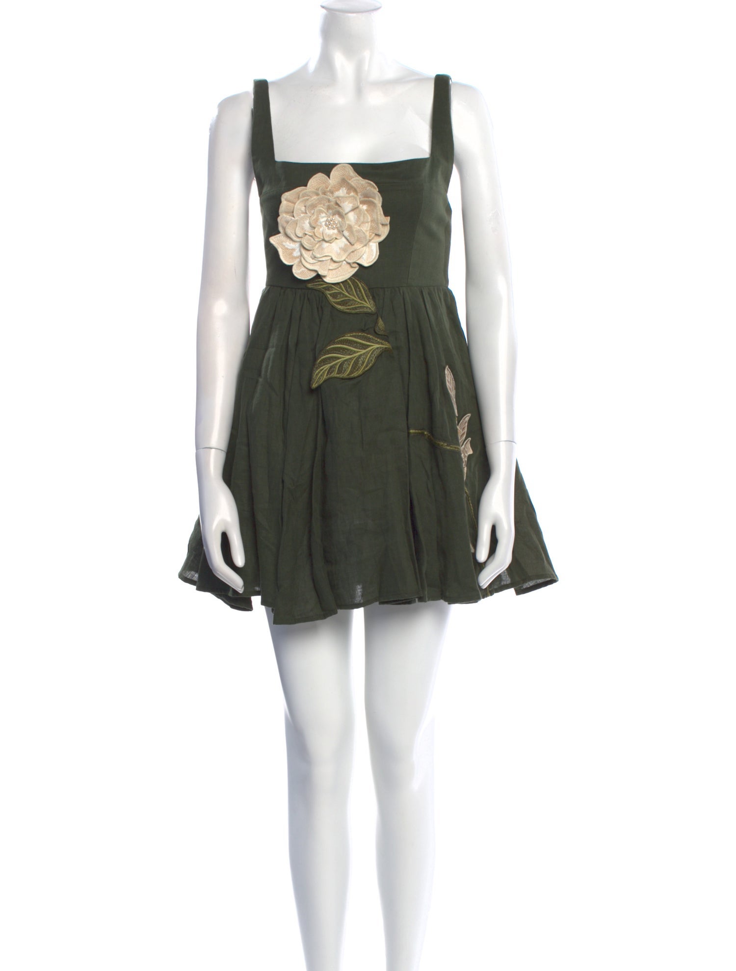 Agua Bendita Linen Mini Dress w/ Tags