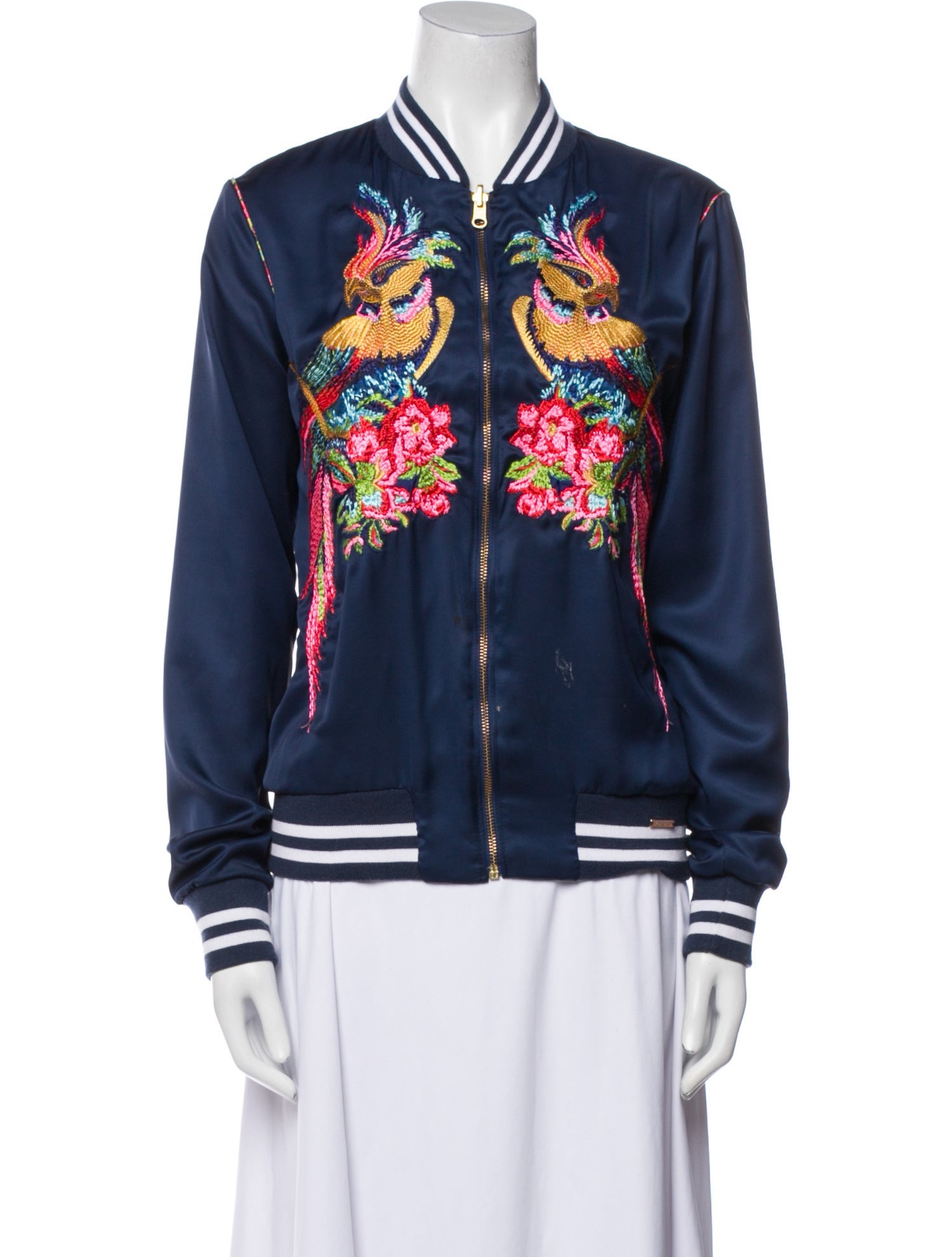 Agua Bendita Printed Bomber Jacket