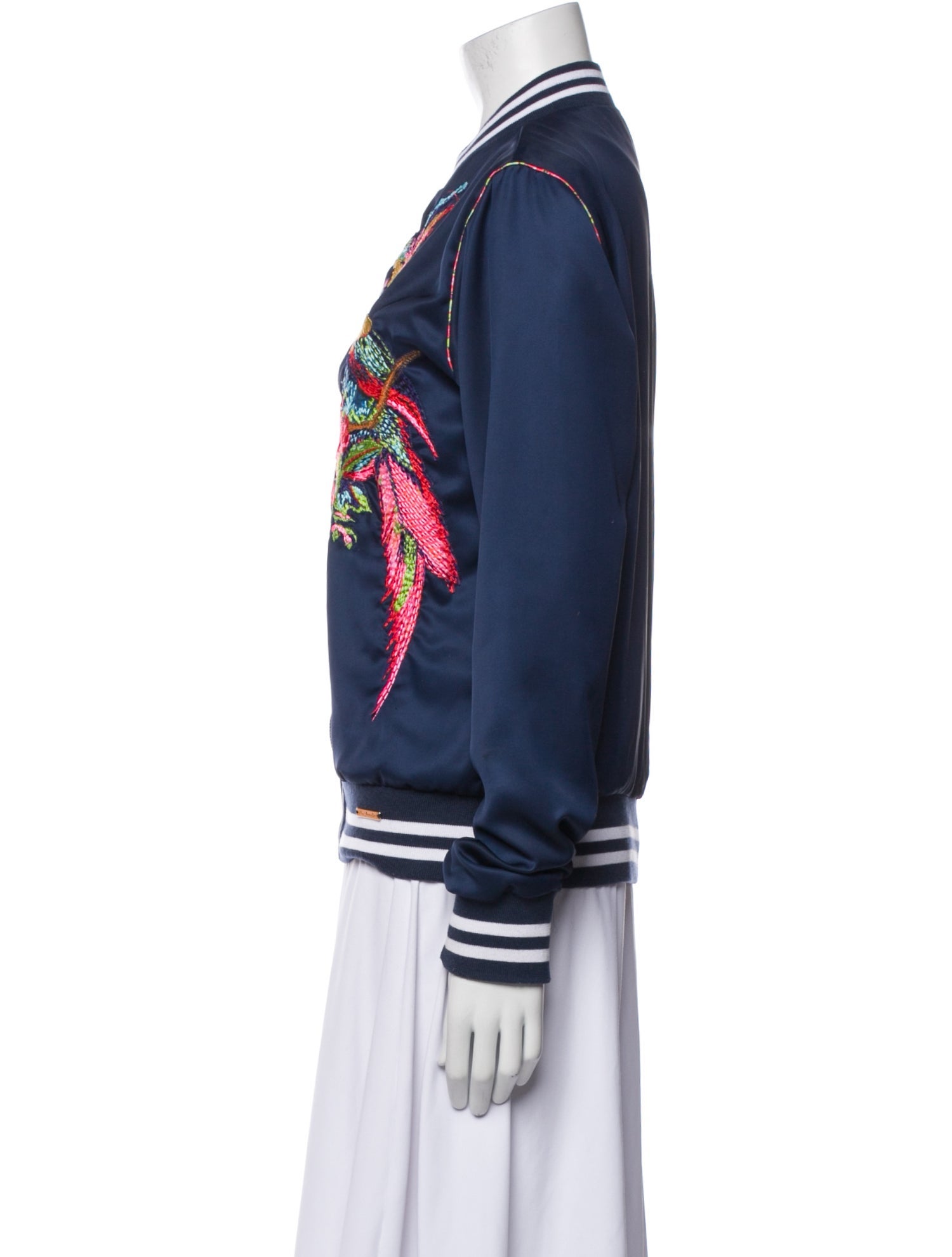 Agua Bendita Printed Bomber Jacket