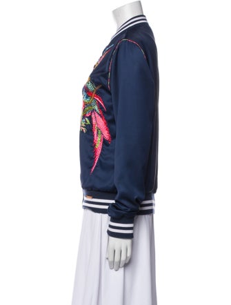 Agua Bendita Printed Bomber Jacket