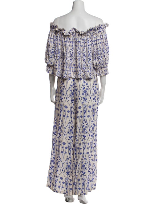 Agua Bendita Floral Print Pant Set