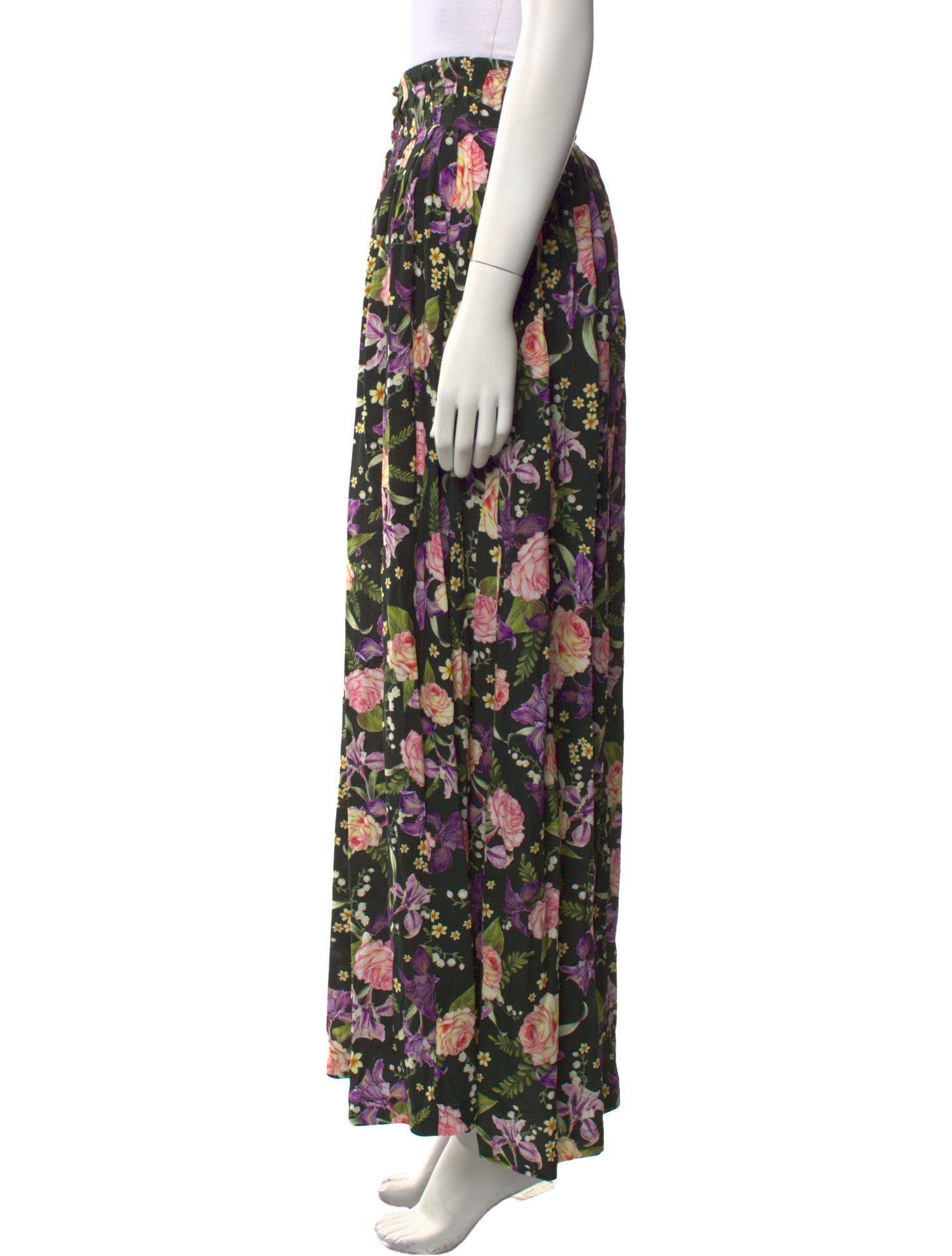 Agua Bendita Floral Print Wide Leg Pants w/ Tags