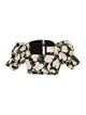 Agua Bendita Floral Print Square Neckline Crop Top