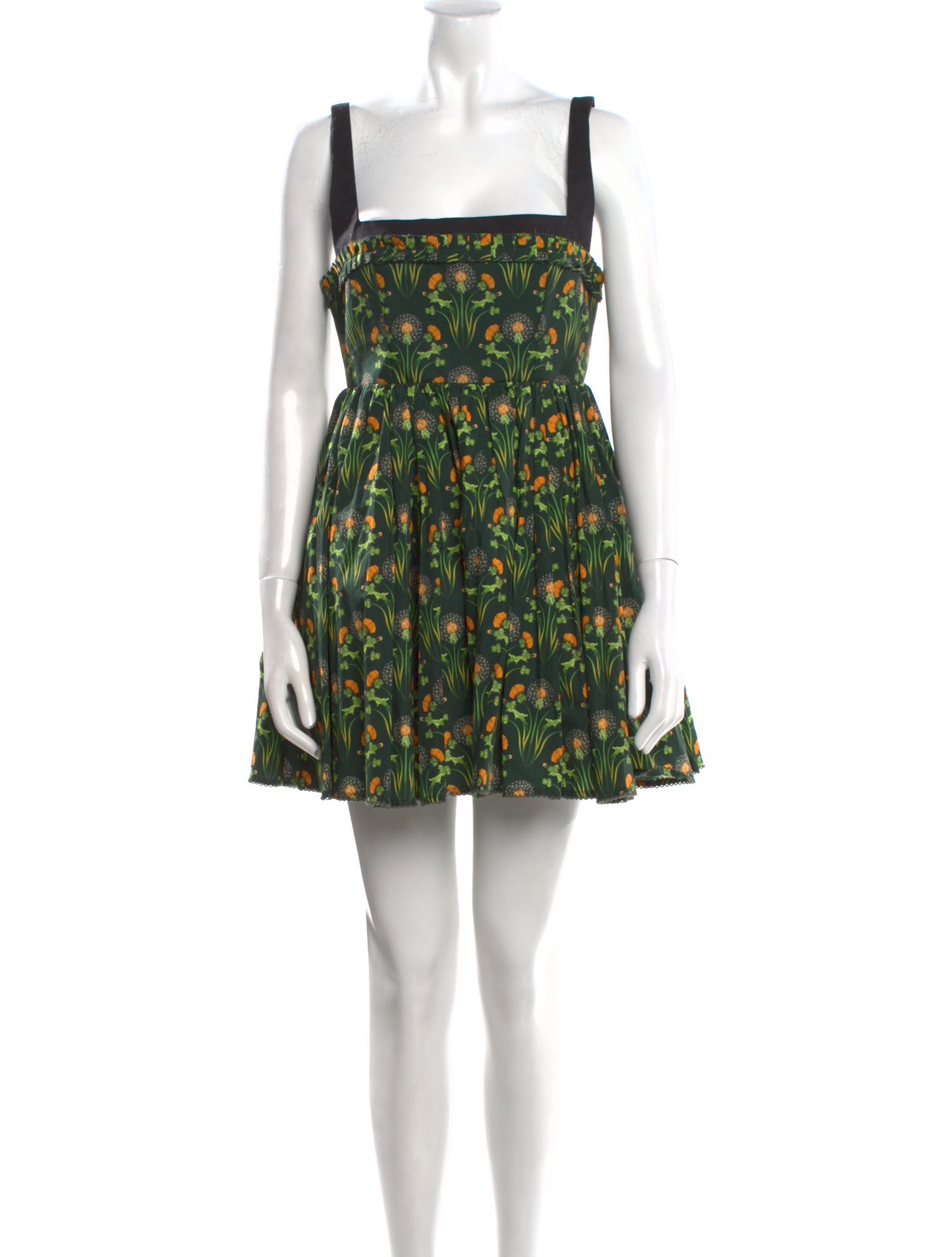 Agua Bendita Floral Print Mini Dress