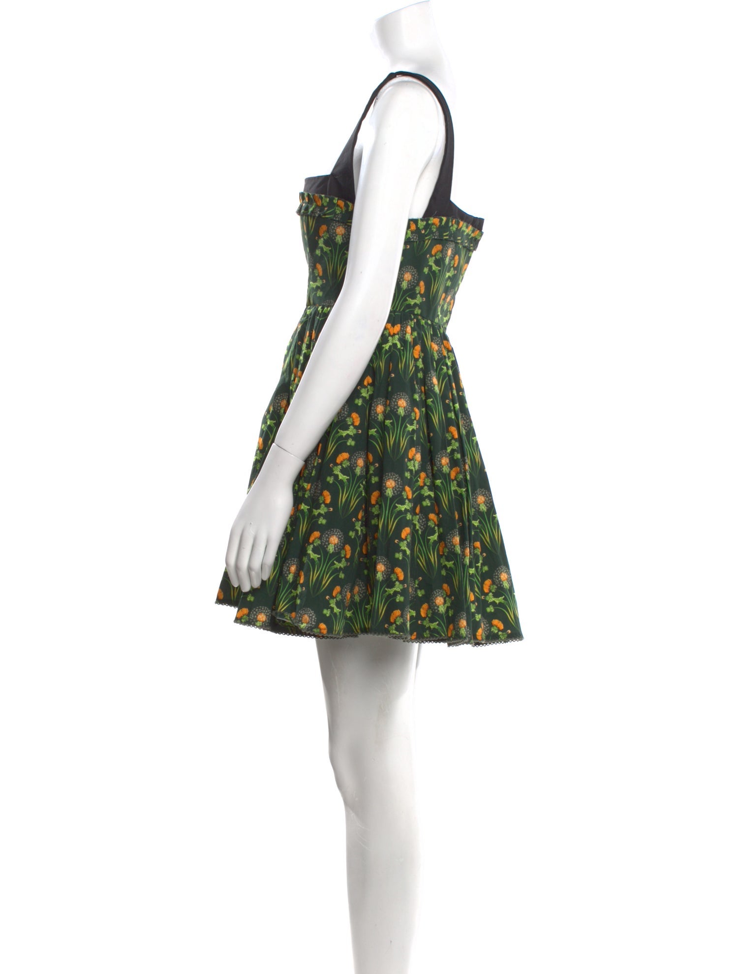 Agua Bendita Floral Print Mini Dress