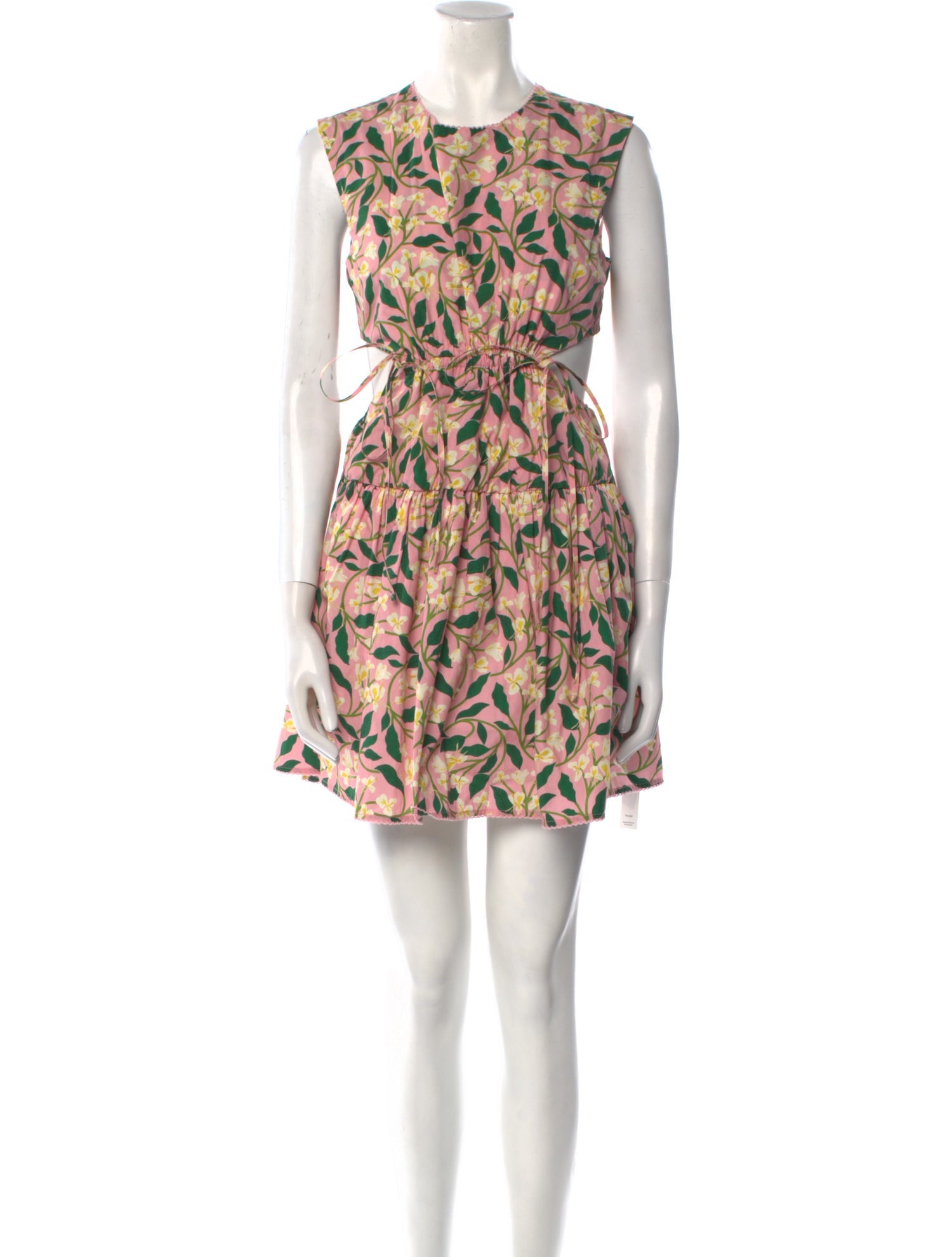 Agua Bendita Printed Knee-Length Dress