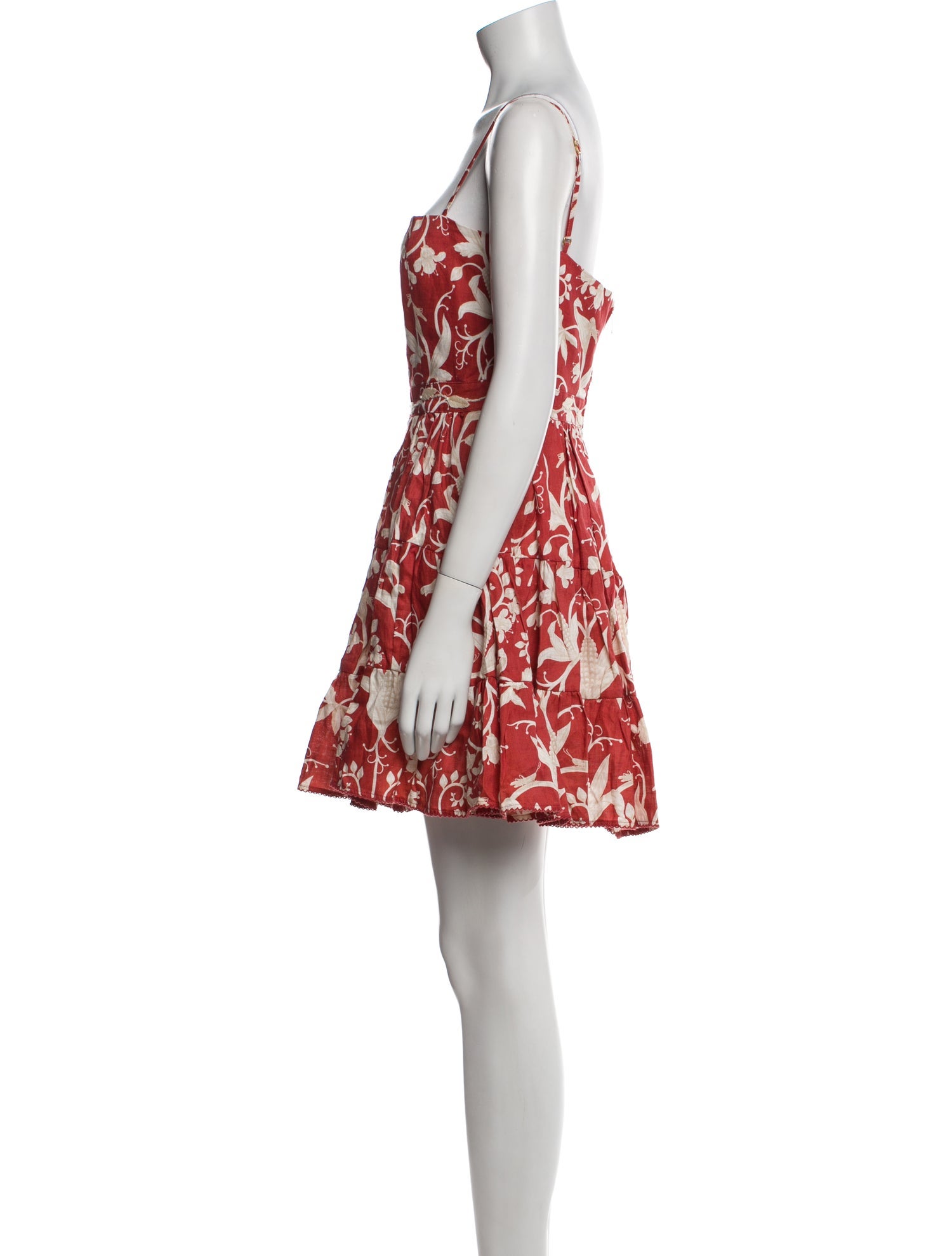 Agua Bendita Linen Mini Dress