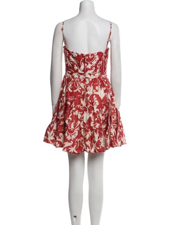 Agua Bendita Linen Mini Dress