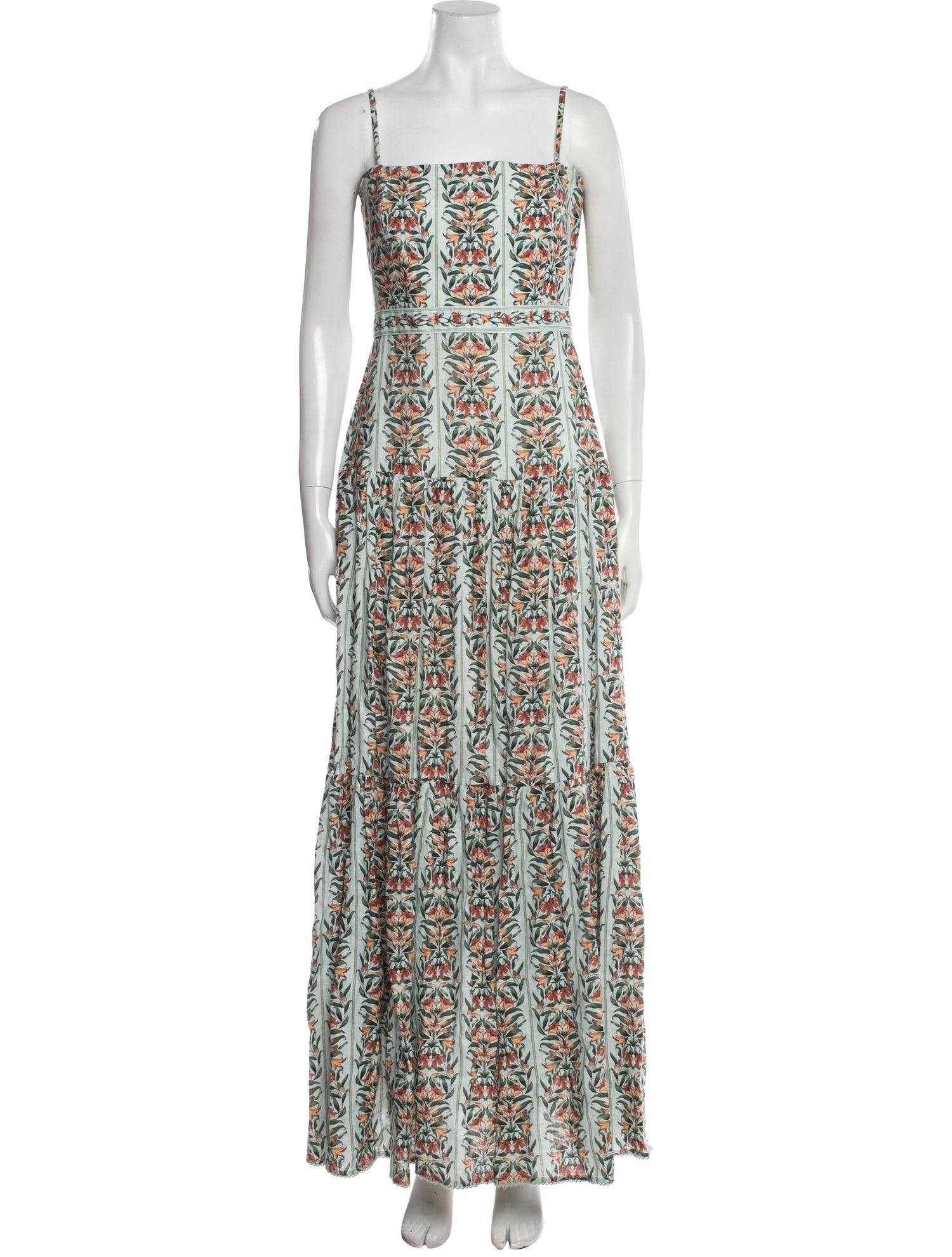 Agua Bendita Linen Long Dress