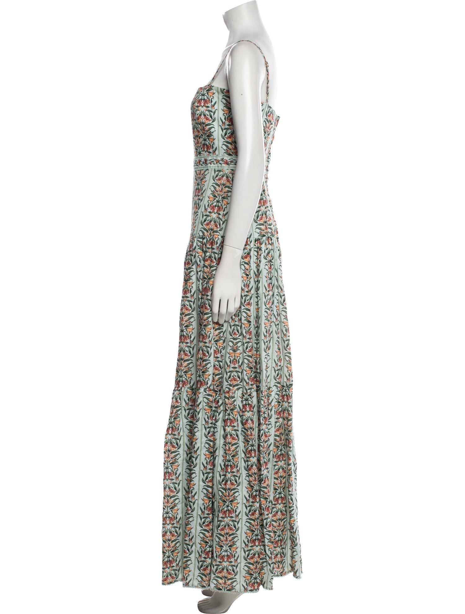 Agua Bendita Linen Long Dress