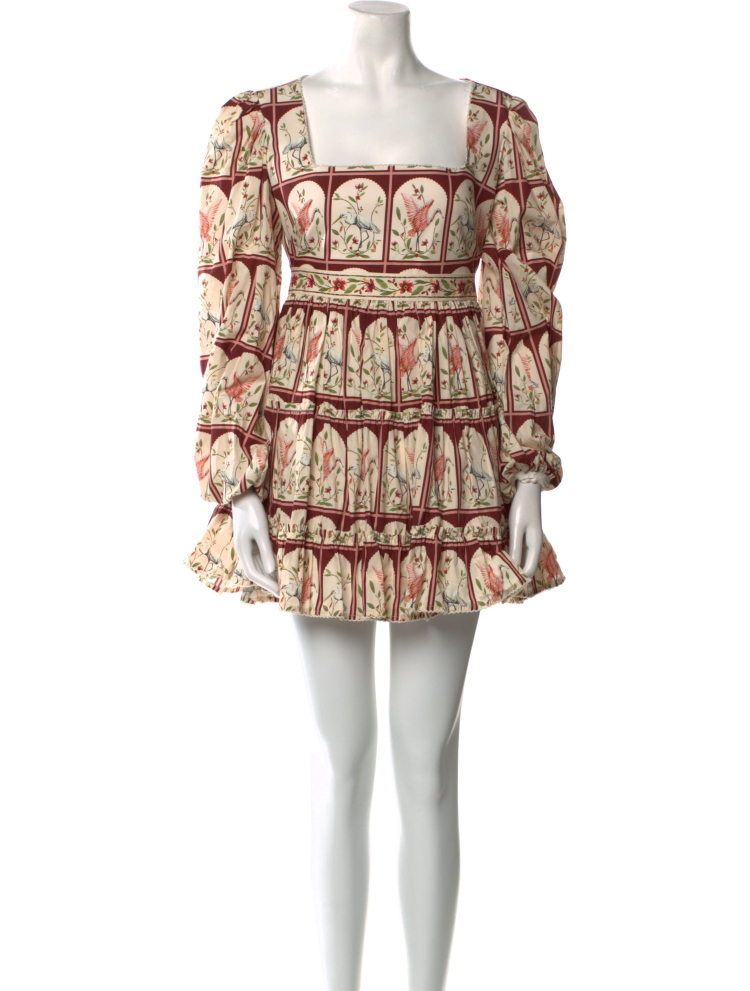 Agua Bendita Printed Mini Dress w/ Tags