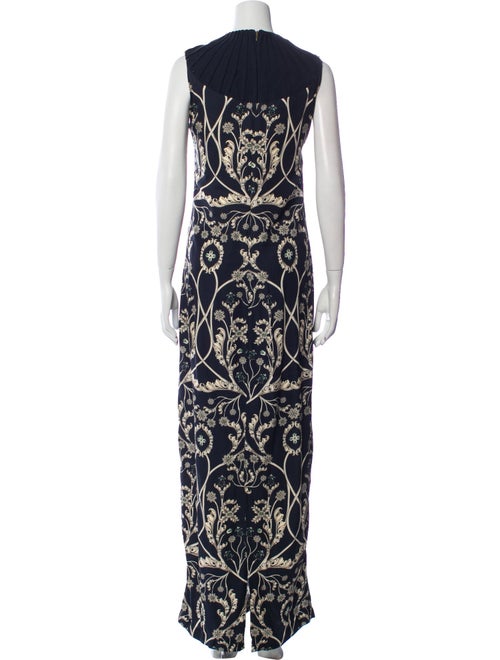 Agua Bendita Printed Long Dress