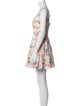 Agua Bendita Floral Print Mini Dress