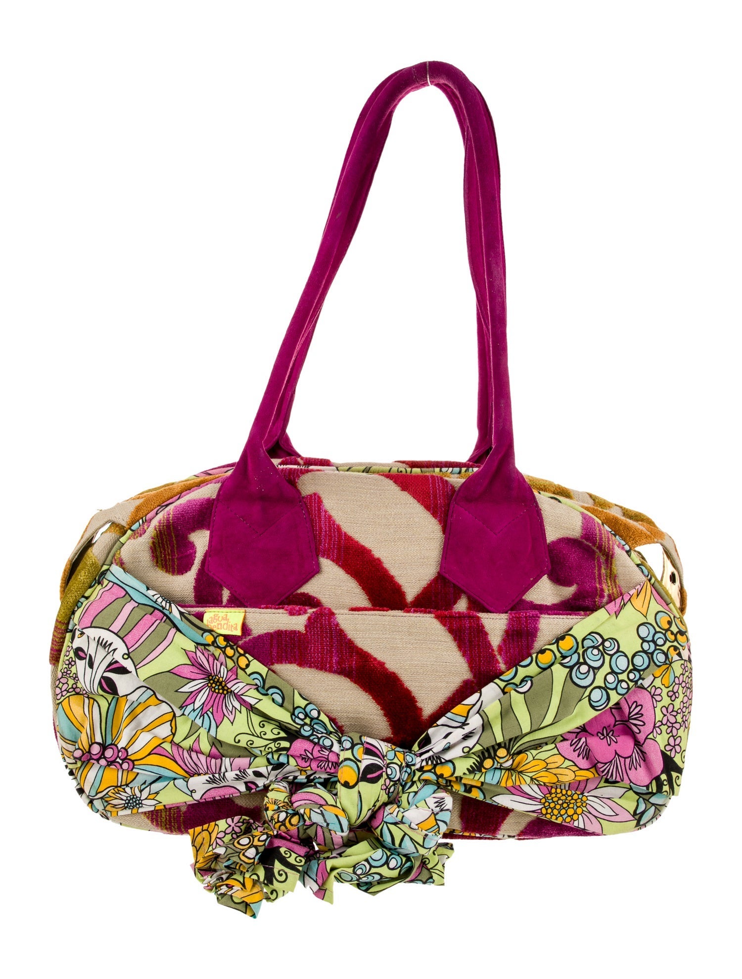 Agua Bendita Jacquard Shoulder Bag