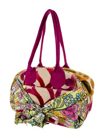 Agua Bendita Jacquard Shoulder Bag