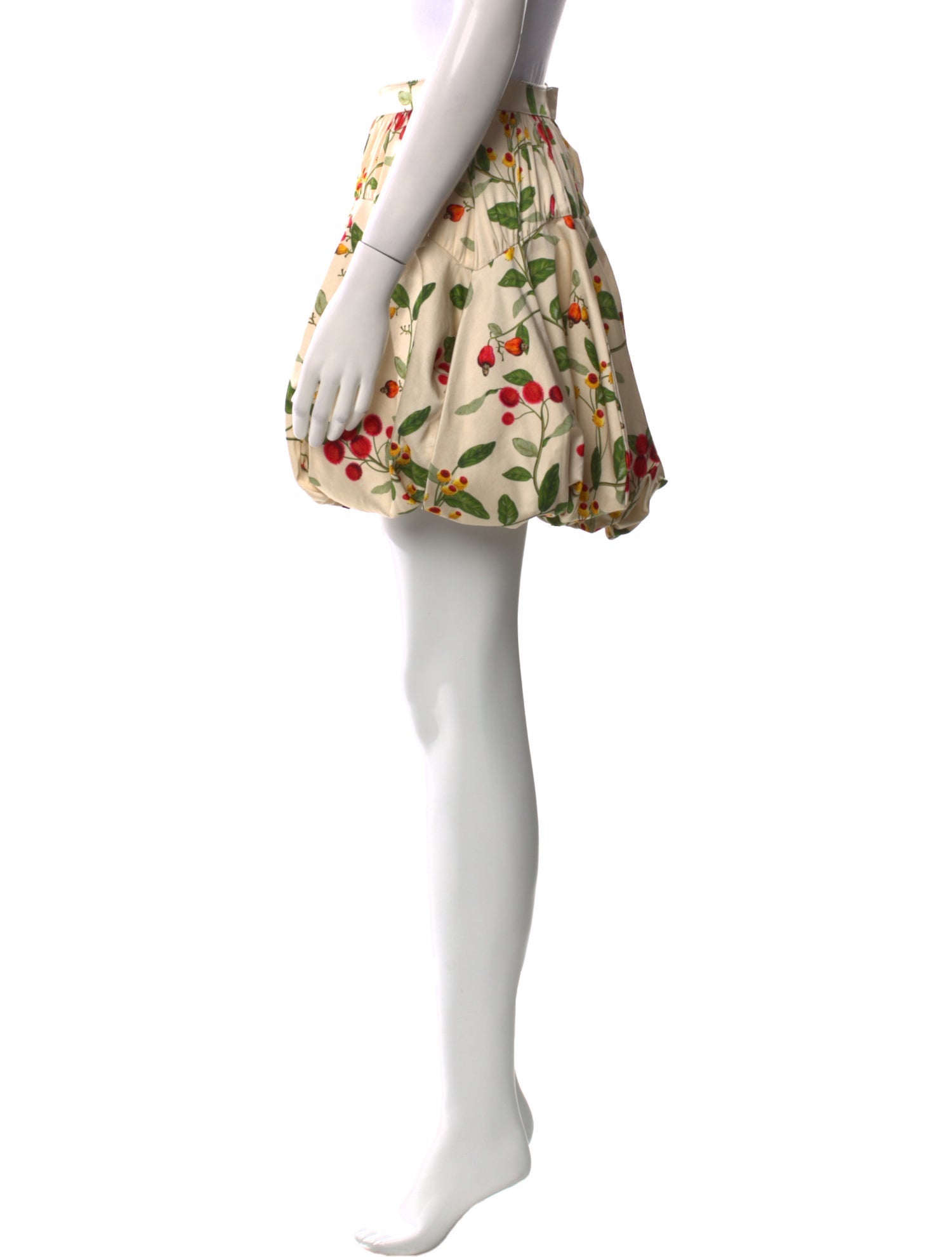 Agua Bendita Floral Print Mini Skirt