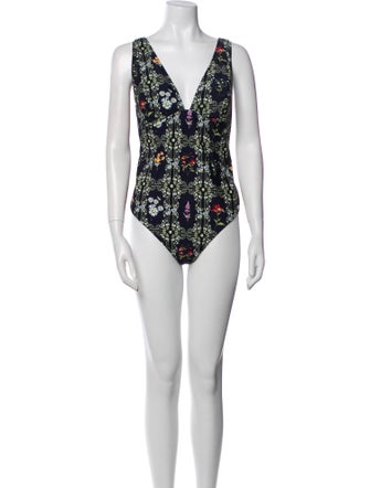 Agua Bendita Floral Print One-Piece