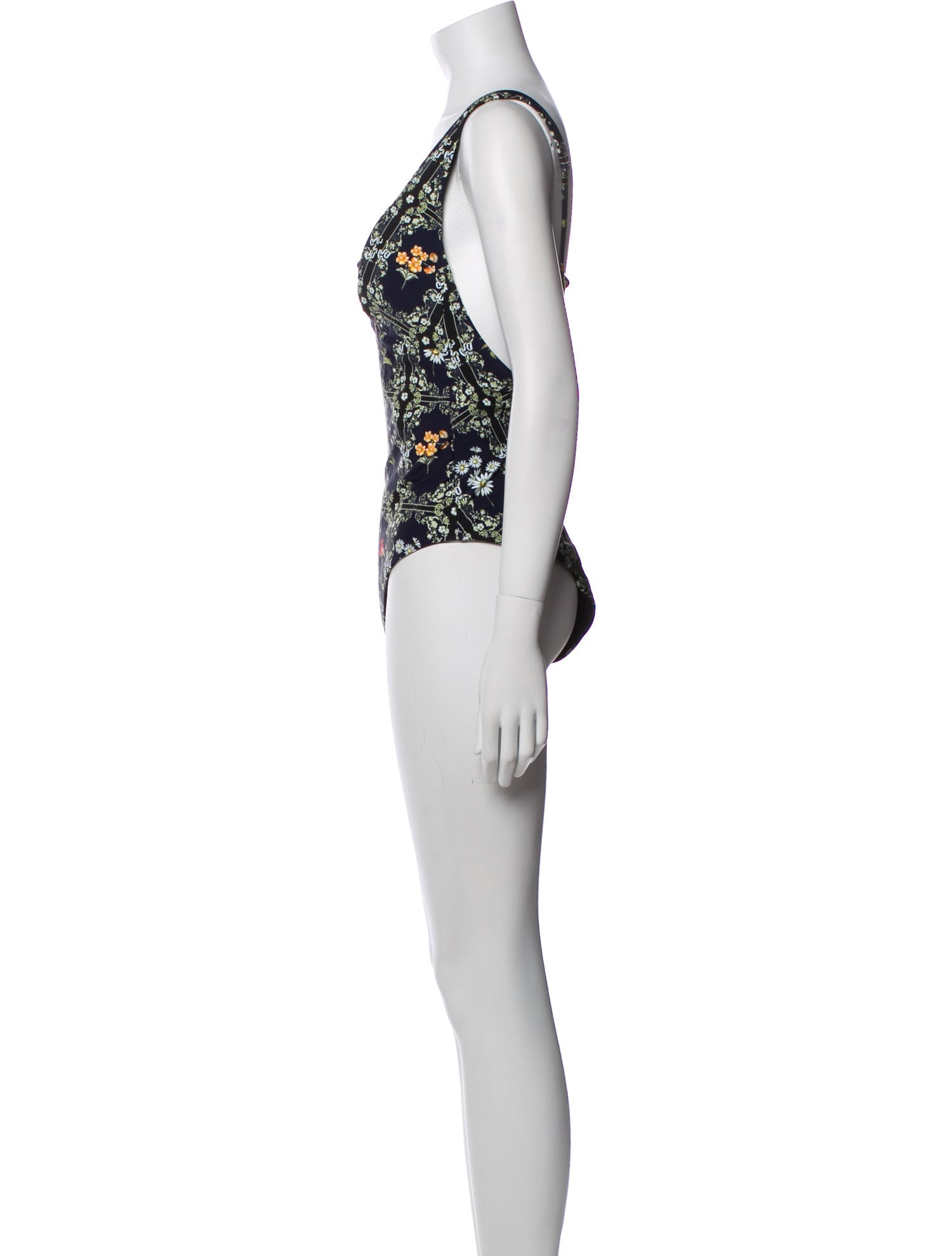 Agua Bendita Floral Print One-Piece