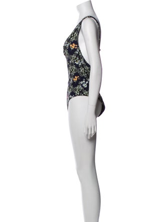 Agua Bendita Floral Print One-Piece