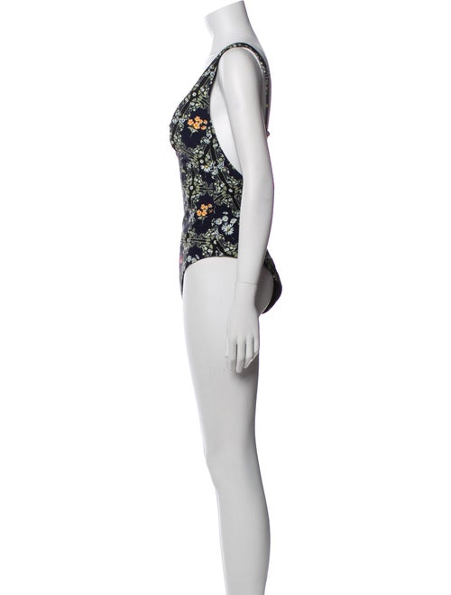 Agua Bendita Floral Print One-Piece