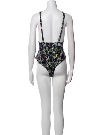 Agua Bendita Floral Print One-Piece