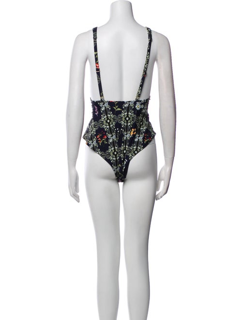 Agua Bendita Floral Print One-Piece