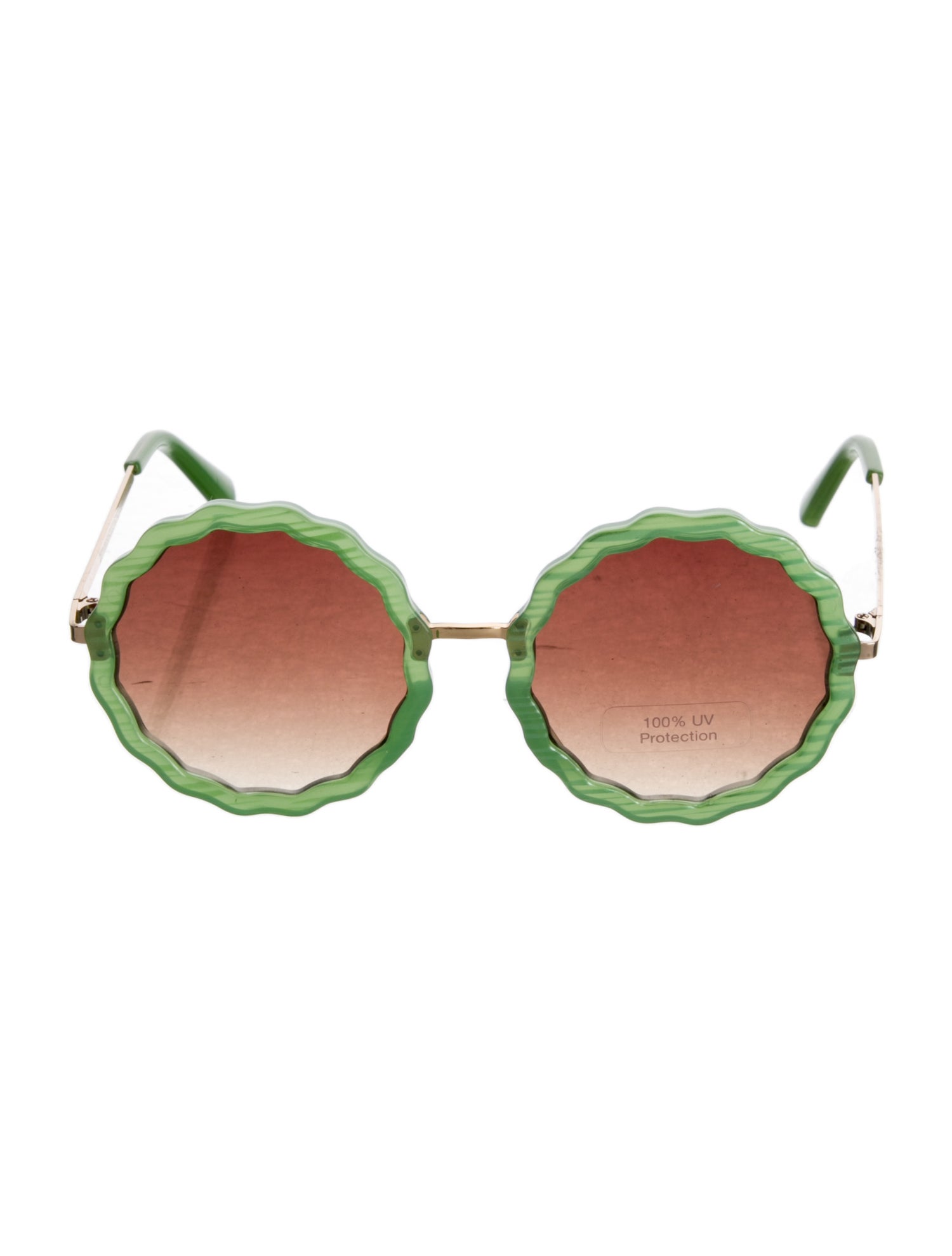 Agua Bendita Round Mirrored Sunglasses