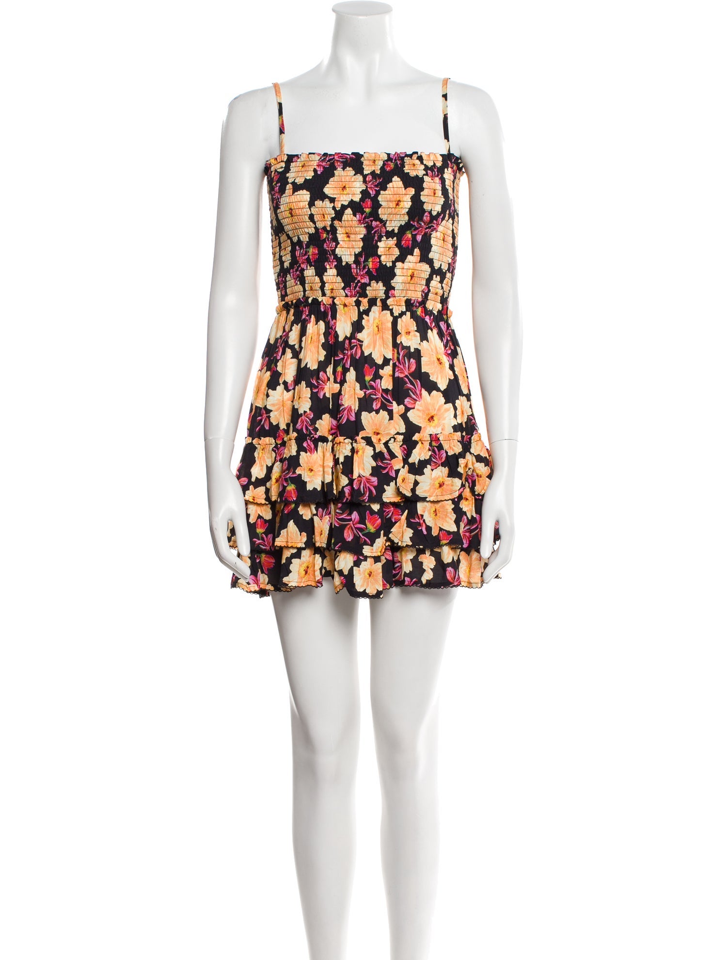 Agua Bendita Floral Print Mini Dress w/ Tags