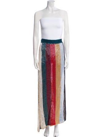 Agua Bendita Striped Skirt Set