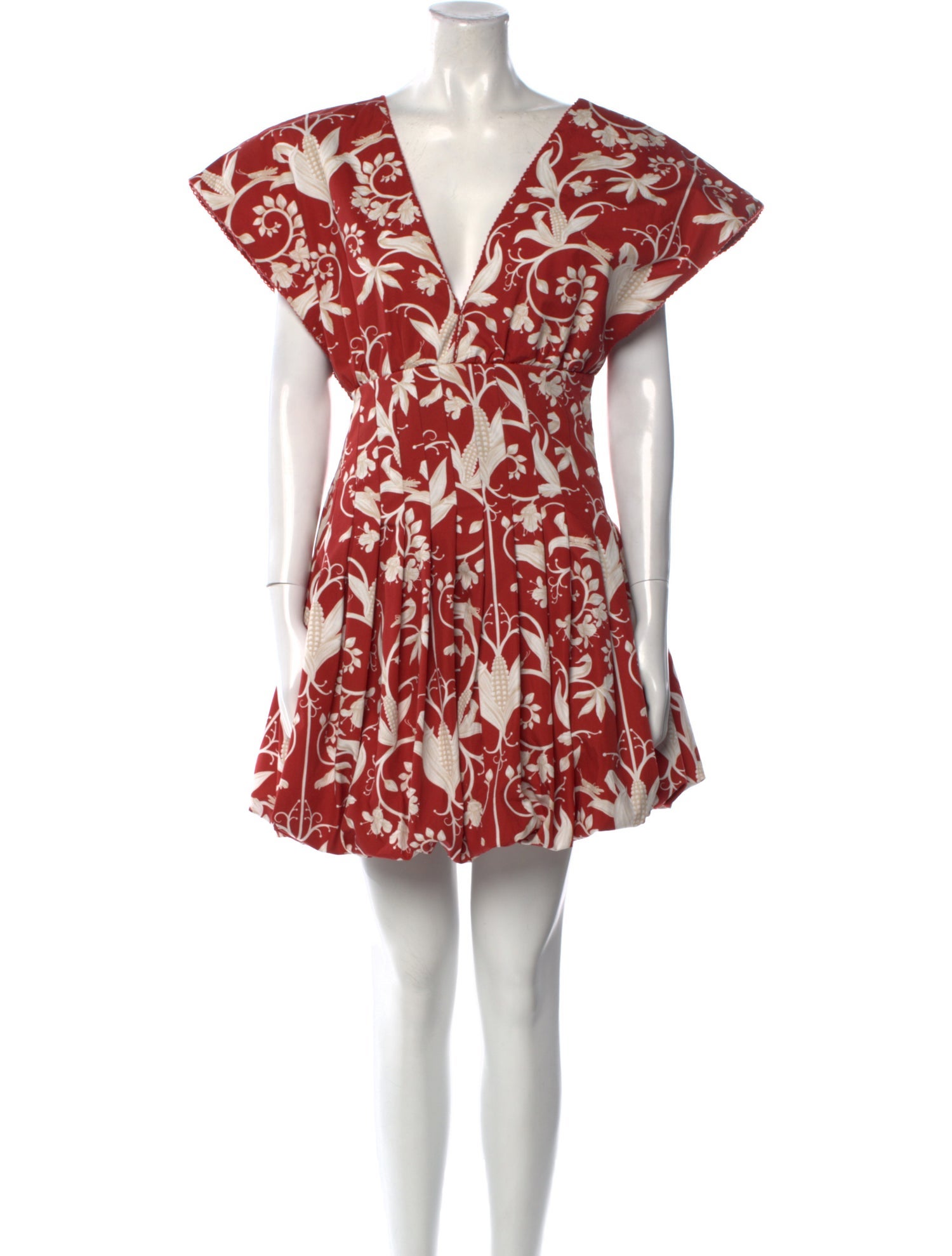 Agua Bendita Printed Mini Dress