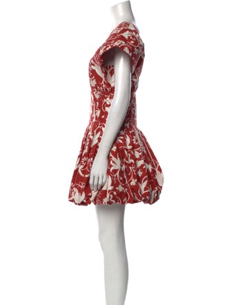 Agua Bendita Printed Mini Dress