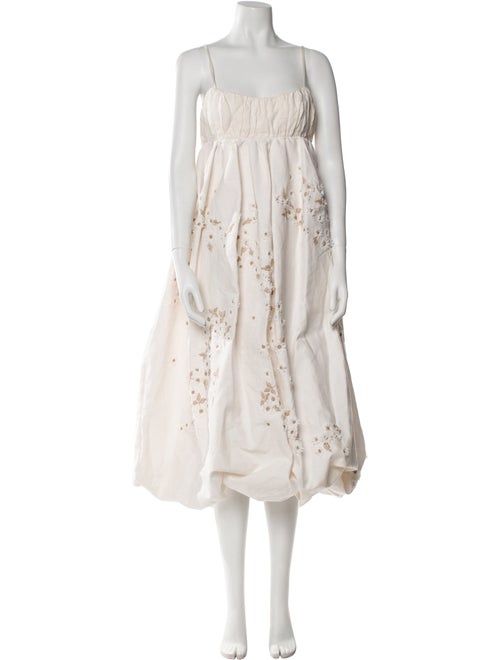 Agua Bendita Linen Long Dress