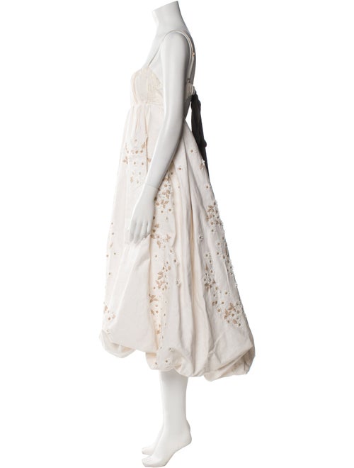 Agua Bendita Linen Long Dress