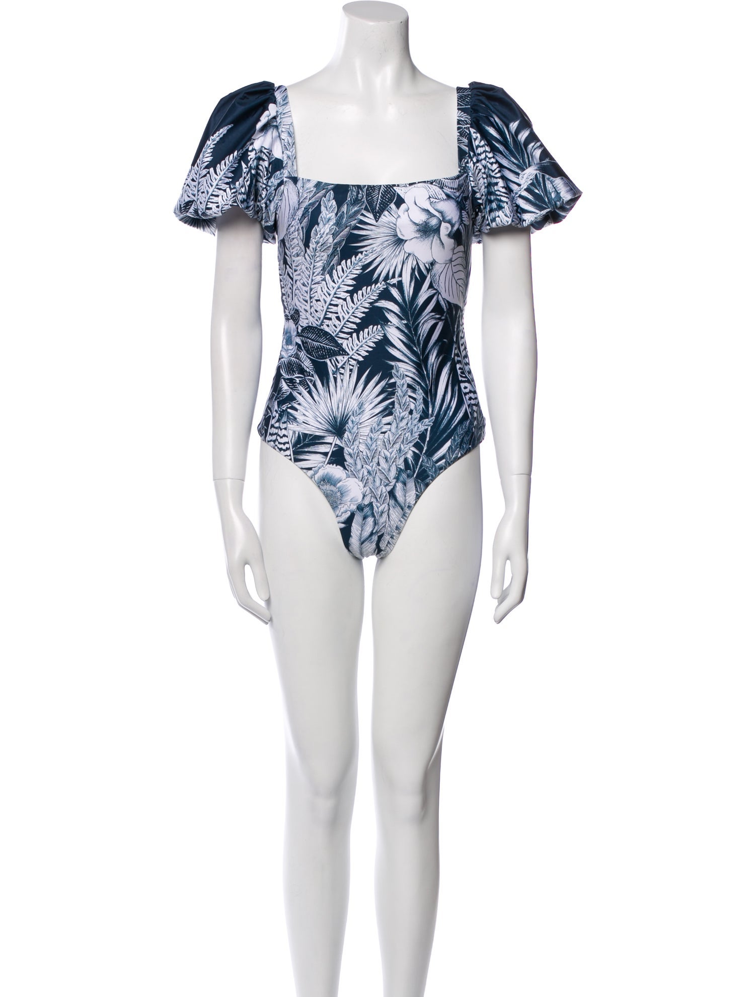 Agua Bendita Floral Print One-Piece w/ Tags
