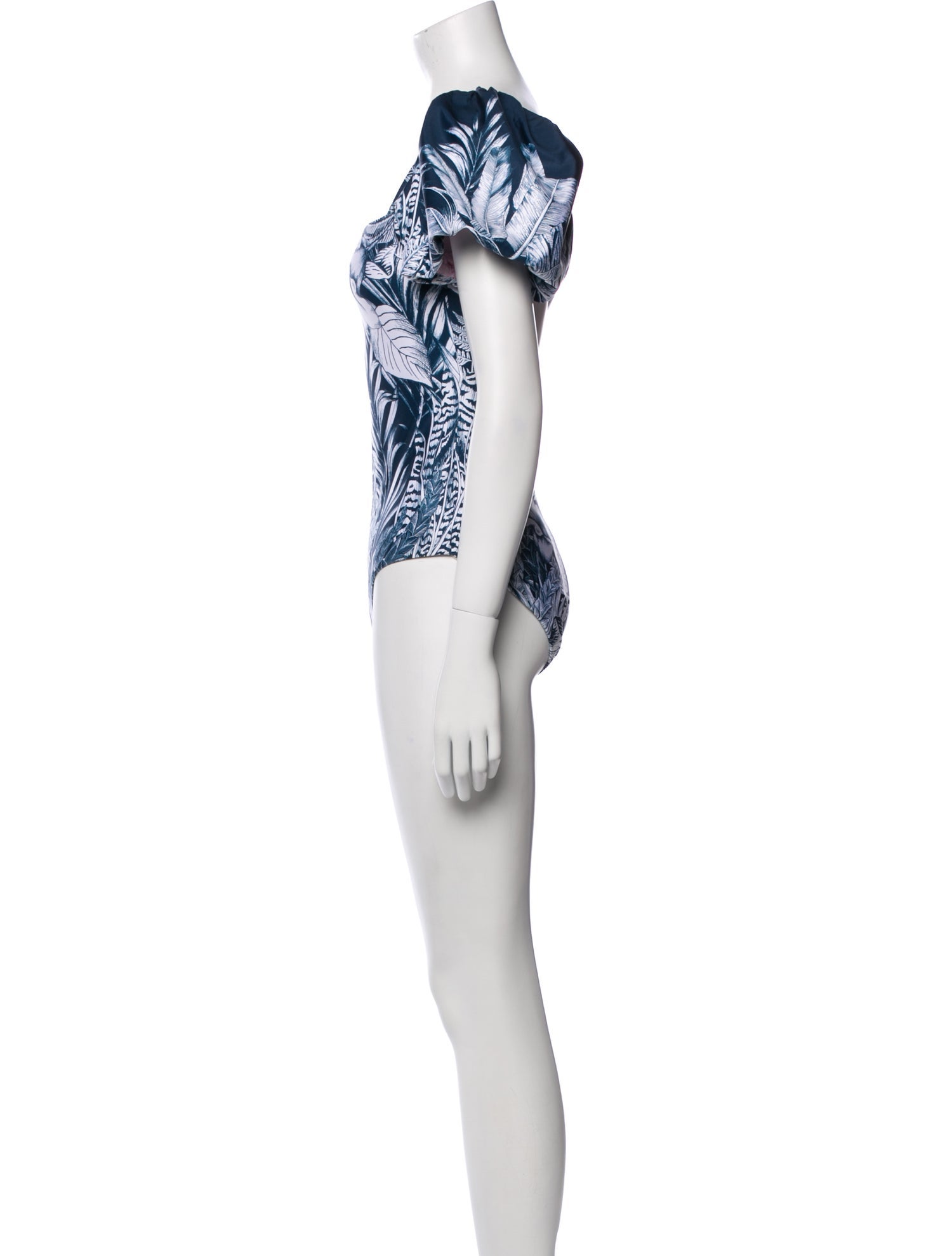 Agua Bendita Floral Print One-Piece w/ Tags