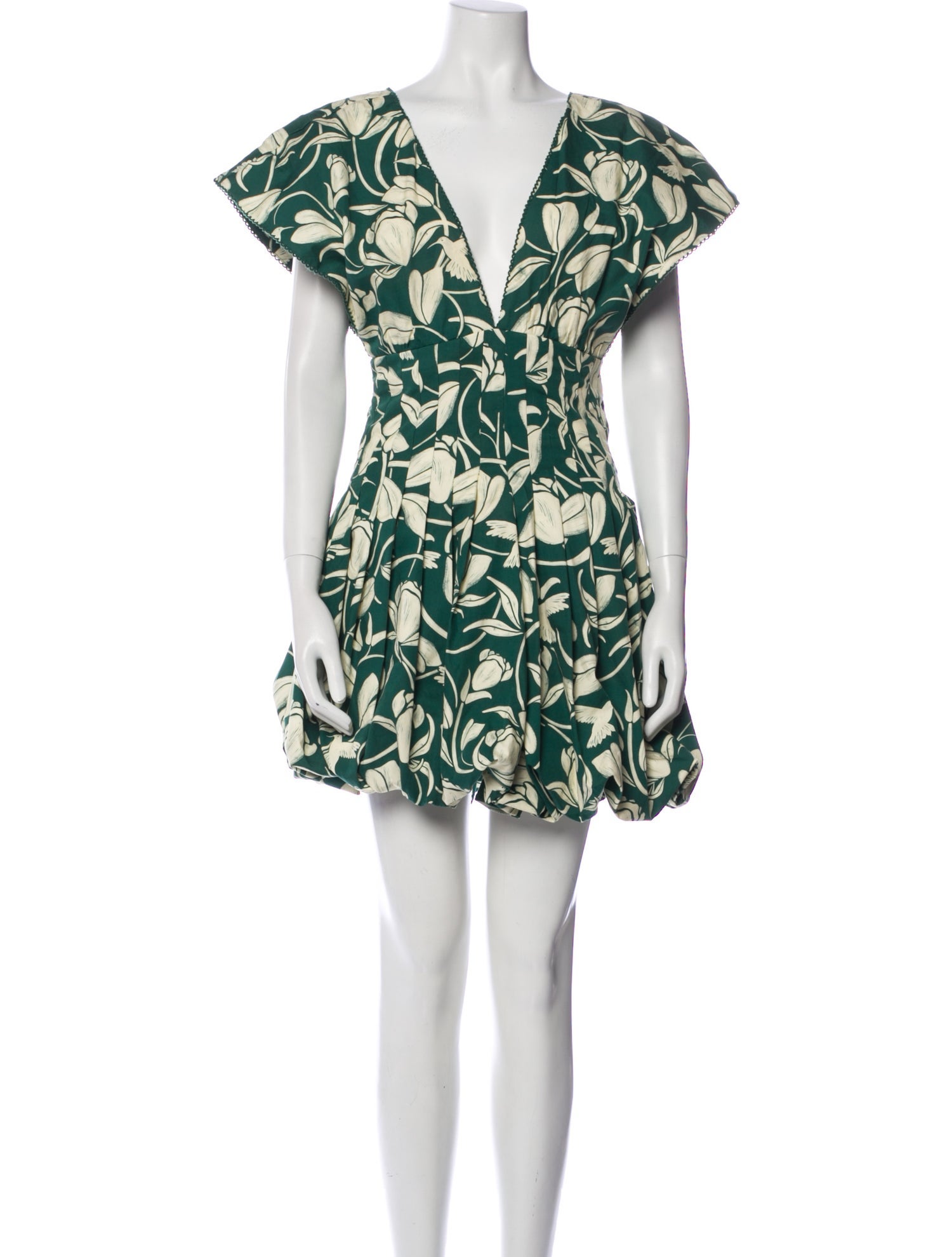 Agua Bendita Floral Print Mini Dress