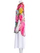 Agua Bendita Floral Print Three-Quarter Sleeve Tunic