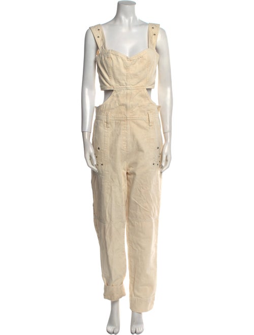 Agua Bendita Square Neckline Jumpsuit