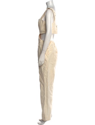 Agua Bendita Square Neckline Jumpsuit