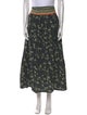 Agua Bendita Printed Midi Length Skirt