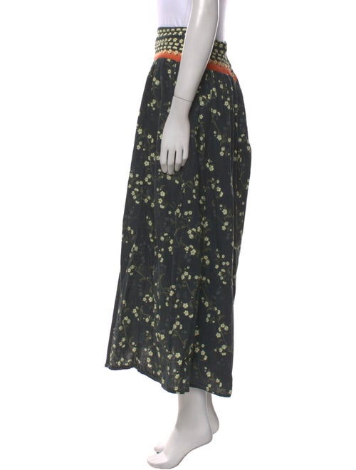 Agua Bendita Printed Midi Length Skirt