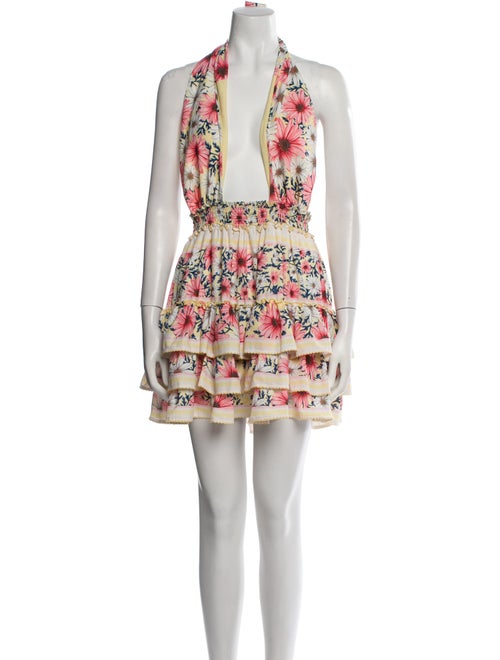 Agua Bendita Printed Mini Dress