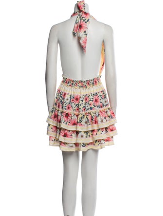 Agua Bendita Printed Mini Dress