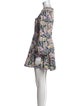 Agua Bendita Floral Print Mini Dress